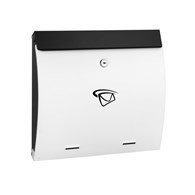 Skrzynka na listy A4 poziom 320x350x70mm (czarno-biała)