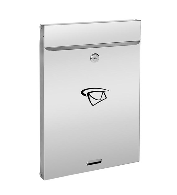 Skrzynka na listy C4 prosta pionowa 360x245x30mm (nierdzewna)