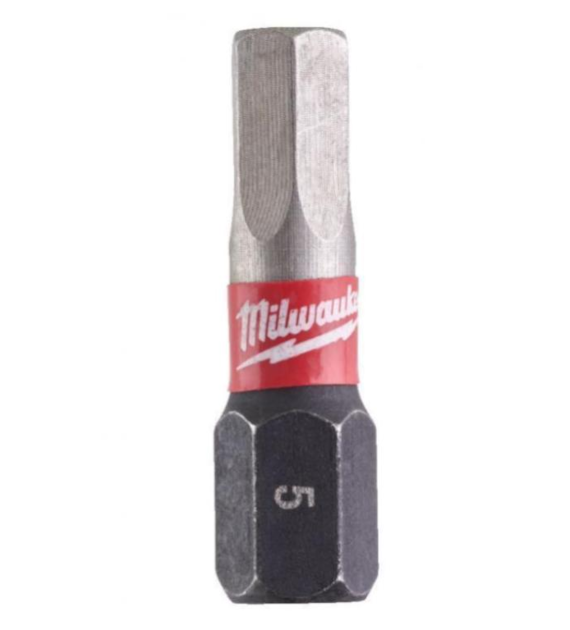 MILWAUKEE BIT SHOCKWAVE HEX 2.5/25mm (2szt.)