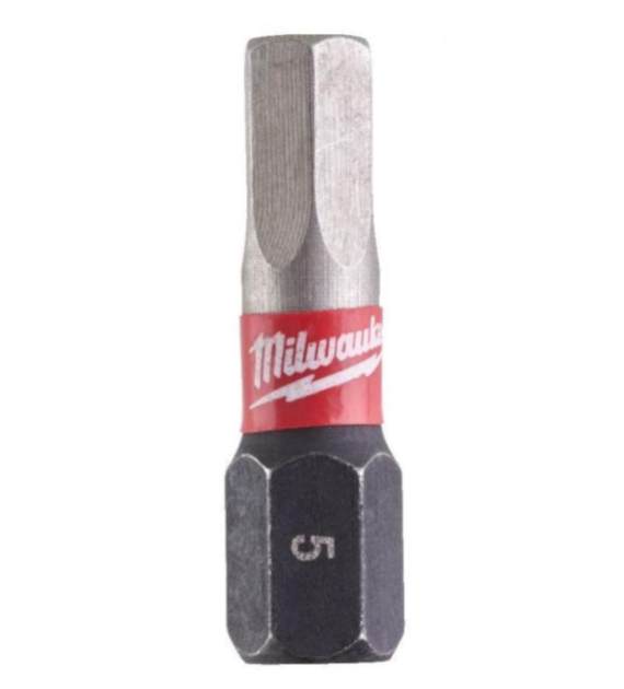 MILWAUKEE BIT SHOCKWAVE HEX 3/25mm (2szt.)