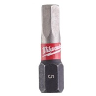 MILWAUKEE BIT SHOCKWAVE HEX 5/25mm (2szt.)