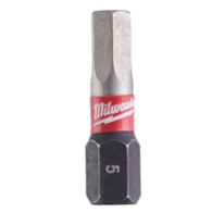 MILWAUKEE BIT SHOCKWAVE HEX 5/25mm (2szt.)