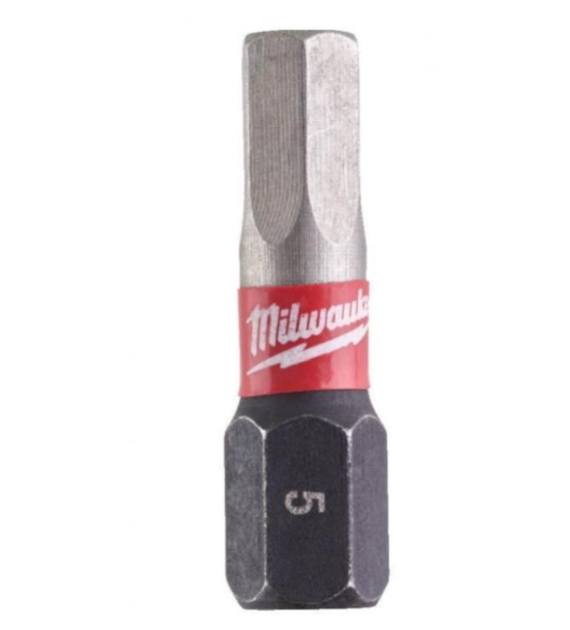 MILWAUKEE BIT SHOCKWAVE HEX 5/25mm (2szt.)