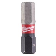MILWAUKEE BIT SHOCKWAVE HEX 6/25mm (2szt.)