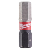 MILWAUKEE BIT SHOCKWAVE HEX 6/25mm (2szt.)