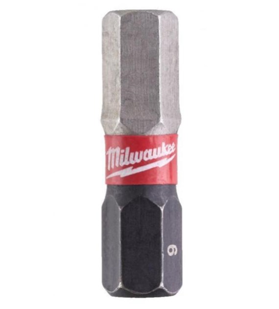MILWAUKEE BIT SHOCKWAVE HEX 6/25mm (2szt.)