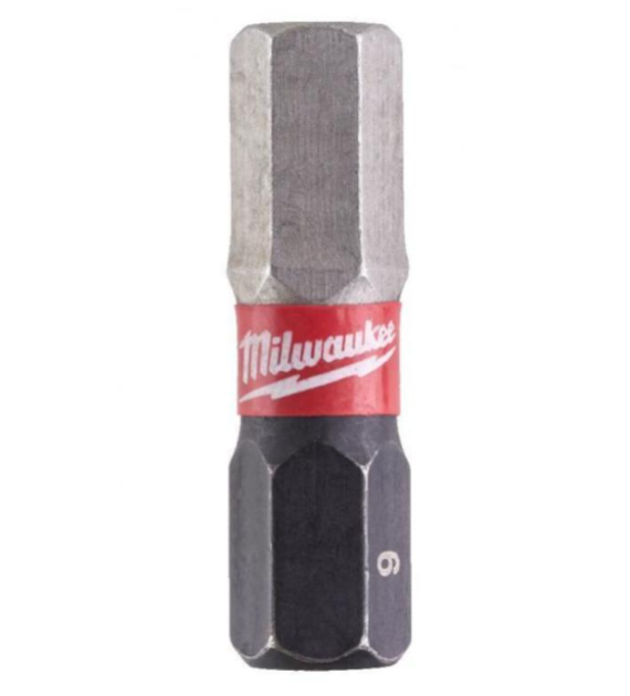 MILWAUKEE BIT SHOCKWAVE HEX 6/25mm (2szt.)