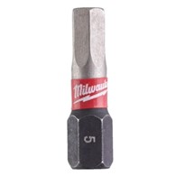 MILWAUKEE BIT SHOCKWAVE HEX 10/25mm (2szt.)