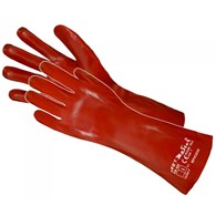 Rękawice gumowe czerwone 35cm RPVCD35 kat.1