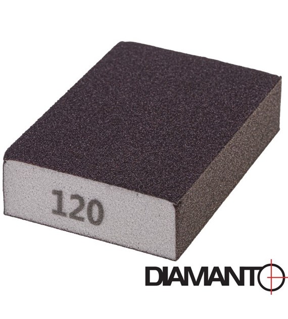 Klocek szlifierski 100 x 68 x 27 mm GR.120 DIAMANTO