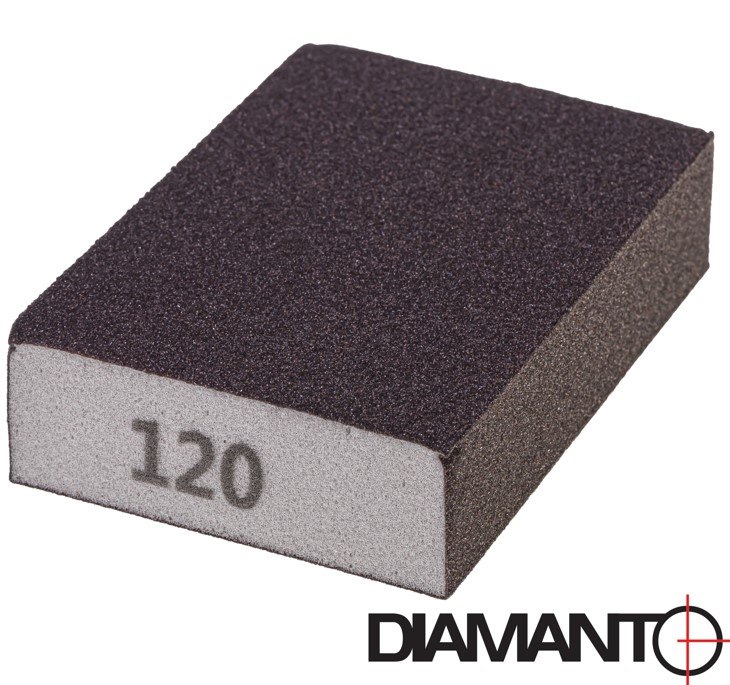 Klocek szlifierski 100 x 68 x 27 mm GR.120 DIAMANTO