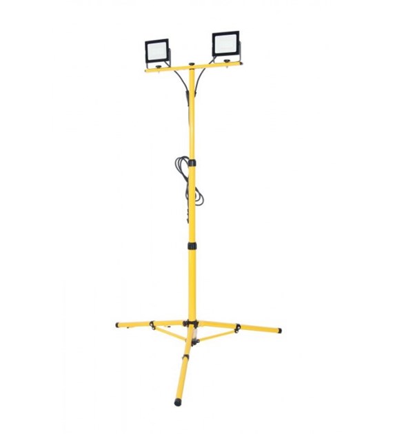 Reflektor LED na statywie 2x50W z przewodem 3m