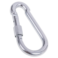 Karabińczyk z zabezpieczeniem 100 mm DIAMANTO