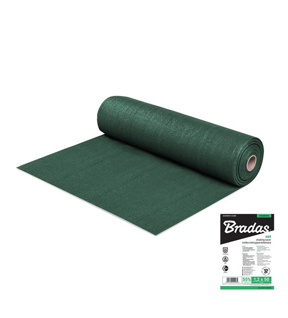 Siatka cieniująco-osłonowa 55%, 60g 1,2x10m
