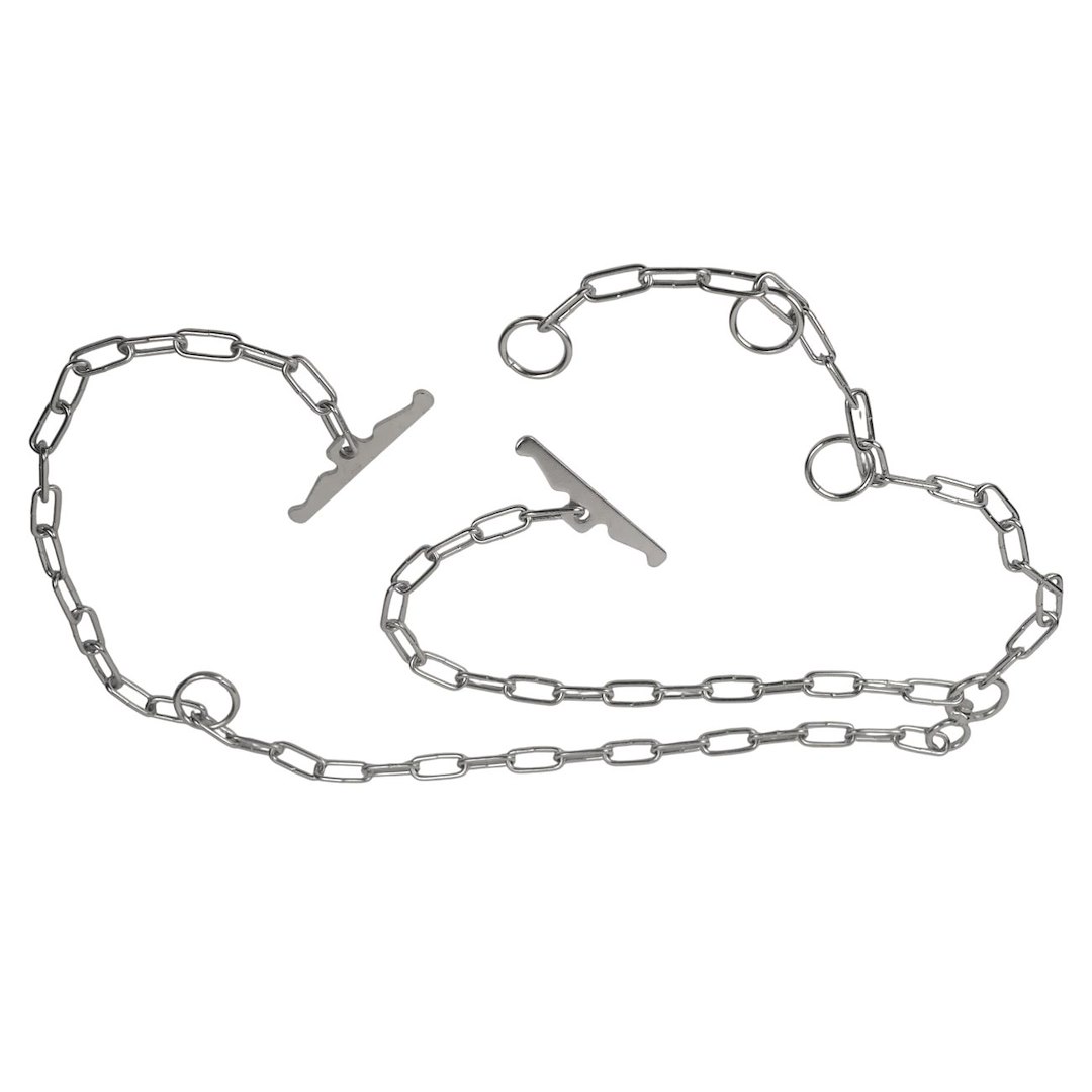 Łańcuch żłobowy ocynkowany fi 8,0mm DIAMANTO