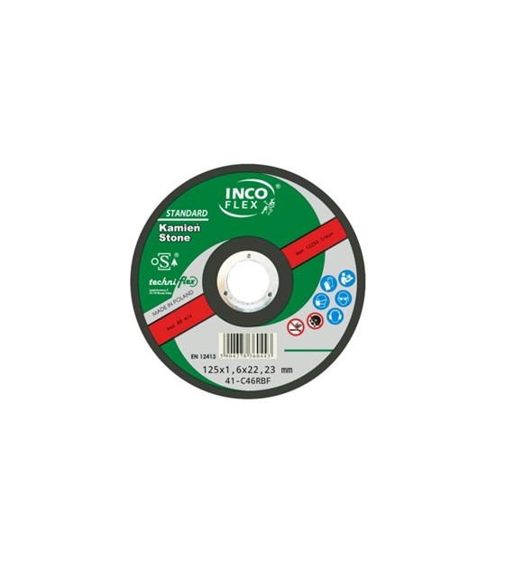 Tarcza INCO beton płaska 125x1,6mm