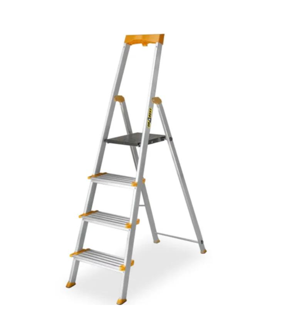 Drabina aluminiowa domowa 6 stopniowa + półka MAX
