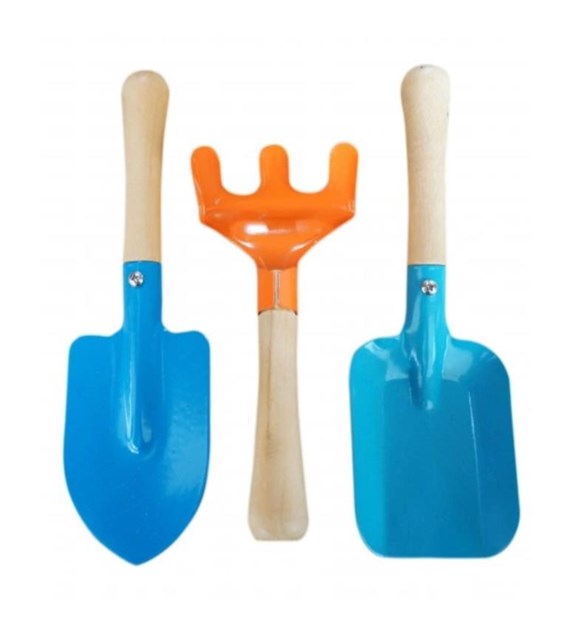 Zestaw narzędzi ogrodniczych dla dzieci 3-sztukowy
