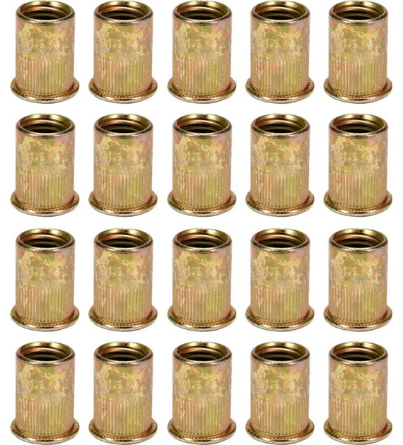 Nitonakrętki stalowe M8 20szt