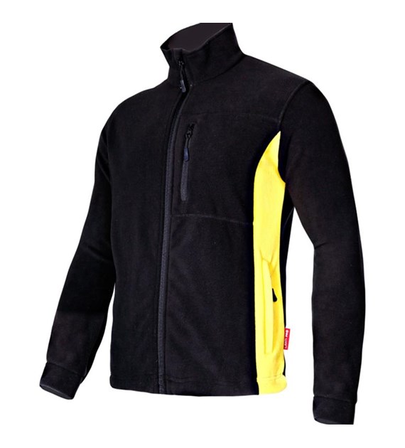 Bluza polarowa czarno - żółta ''S'' LAHTI PRO, CE