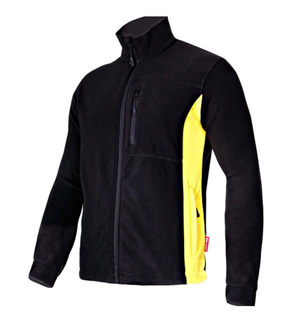 Bluza polarowa czarno - żółta ''M'' LAHTI PRO, CE