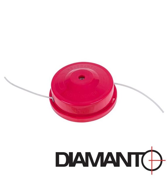 Głowica z żyłką do podkaszarki czerwona DIAMANTO