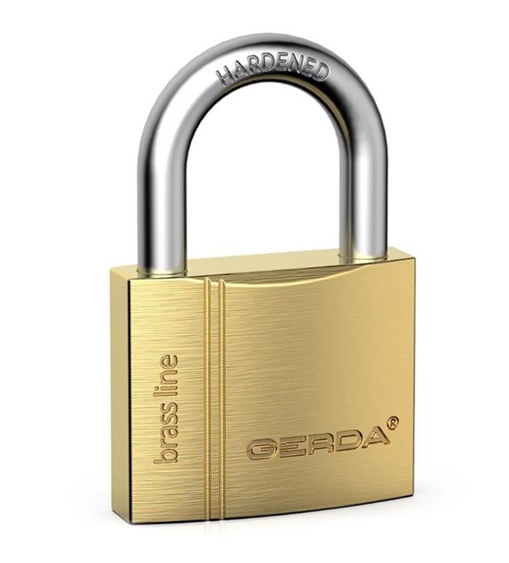 Kłódka GERDA mosiężna 30mm