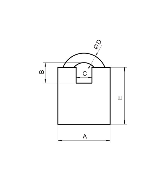 Kłódka z atestem GRANIT-2