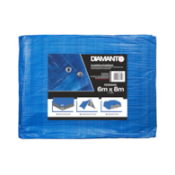 Plandeka niebieska 6 x 8m DIAMANTO
