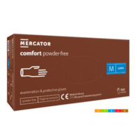 Rękawice LATEX COMFORT Białe bezpudrowe rozm. L, 100szt