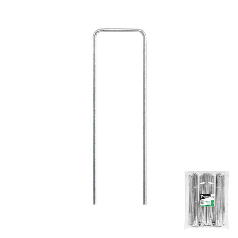 Szpilka metalowa galwanizowana w kształcie  U 