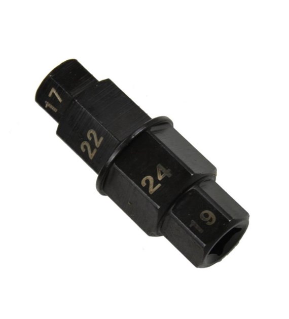 Nasadka osi przedniego koła 17mm*19mm*22mm*24mm