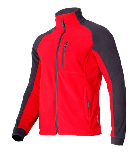 Bluza polarowa czerwono - szara  M  LAHTI PRO, CE