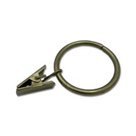 Żabka do karniszy z kółkiem fi 26mm MOSIĘŻNA