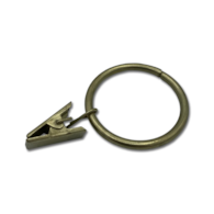 Żabka do karniszy z kółkiem fi 26mm MOSIĘŻNA