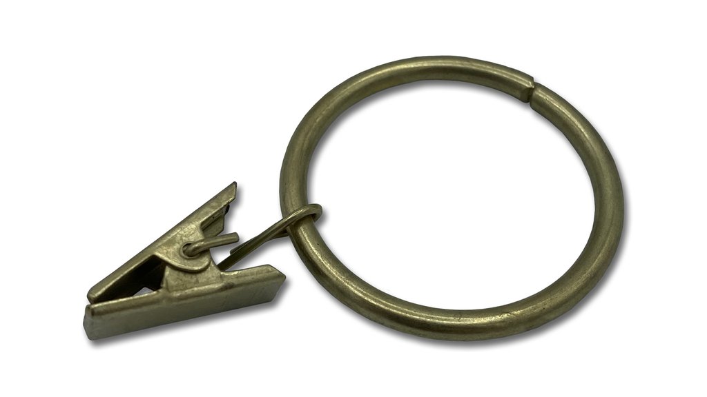 Żabka do karniszy z kółkiem fi 26mm MOSIĘŻNA