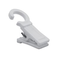 Żabka do karniszy na kółko BIAŁA 100szt