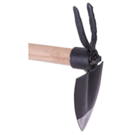 Motyczka KUTA sercowa średnia+widełki, szerokość 10,5cm, długość 10cm