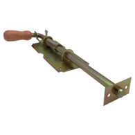 Zasuwa sprężynowa+drewno ocynk 310mm średnia