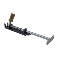 Zasuwka sprężynowa WĄSKA +drewno 250 mm czarna