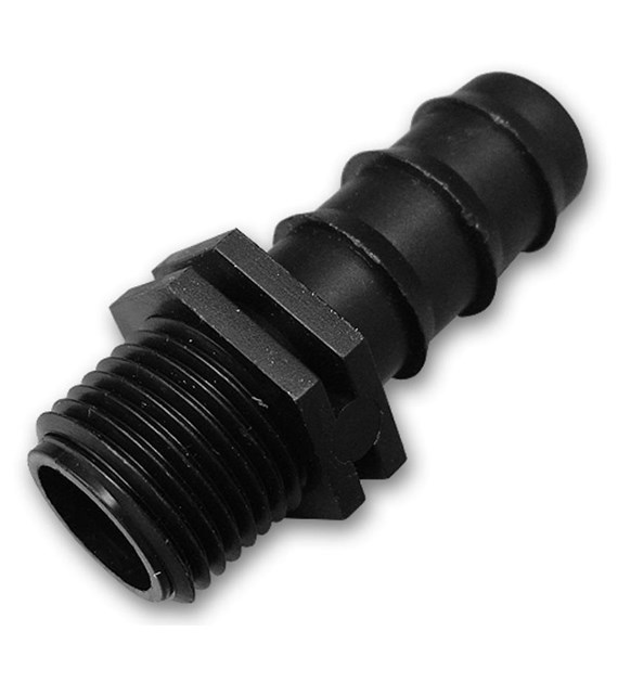 Łącznik GZ 1/2 , wtyk na wąż 16mm