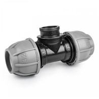 PN10 Trójnik do rur PE 25 mm / GW 3/4