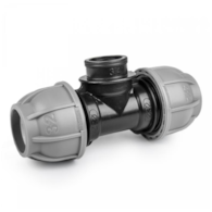 PN10 Trójnik do rur PE 25 mm / GW 3/4 