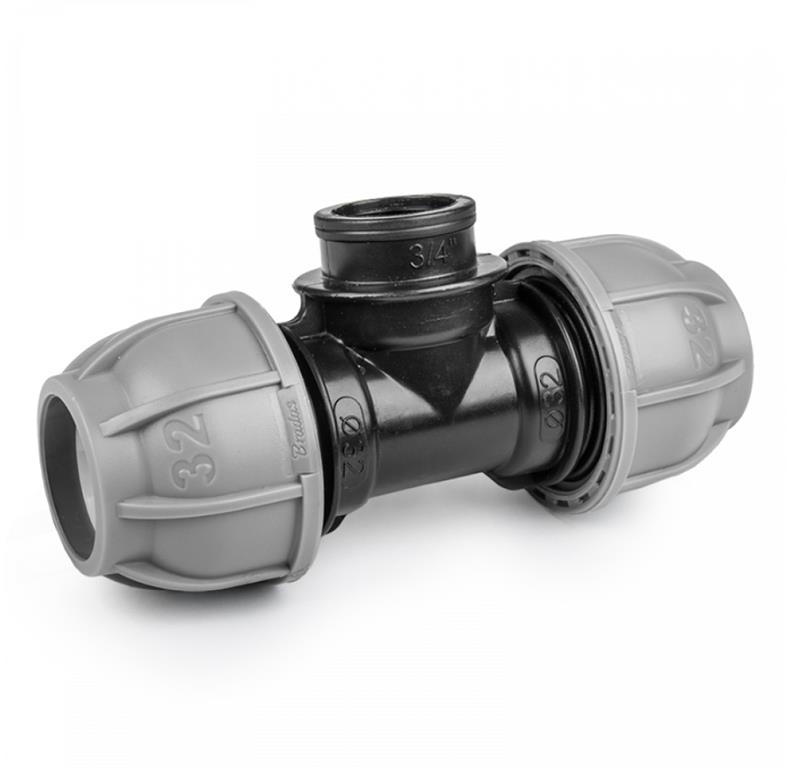 PN10 Trójnik do rur PE 25 mm / GW 3/4 