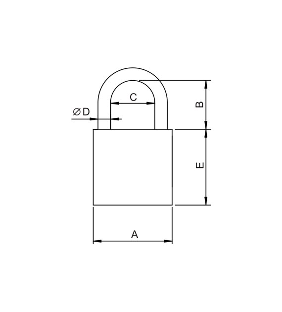 Kłódka z atestem GRANIT-1