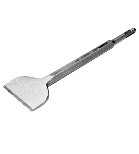 Dłuto płaskie SDS+ 60mm do skuwania glazury i tynków STHOR