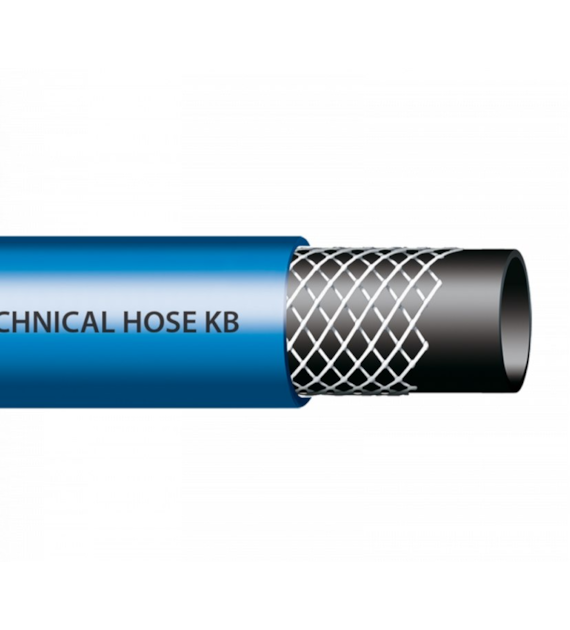 Wąż techniczny zbrojony KB (BLUE) - warsztatowy, 10mm