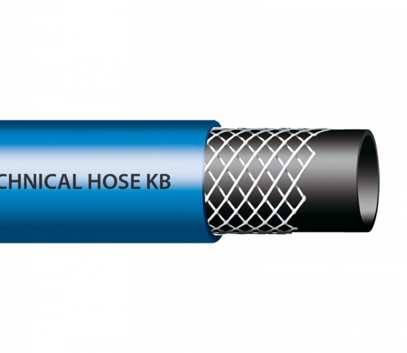 Wąż techniczny zbrojony KB (BLUE) - warsztatowy, 10mm