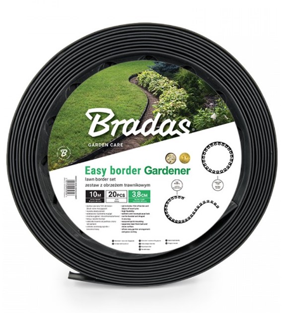 Zestaw z obrzeżem trawnikowym EASY BORDER - 50mm