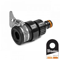 BLACK LINE Przyłącze na kran o średnicy 13 - 15mm z etykietą